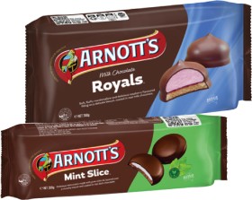 Arnotts-Chocolate-Biscuits-160250g-Selected-Varieties on sale