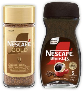 Nescaf%26eacute%3B+Blend+43+140%E2%80%91150g+or+Gold+95%E2%80%91100g+Instant+Coffee+Selected+Varieties