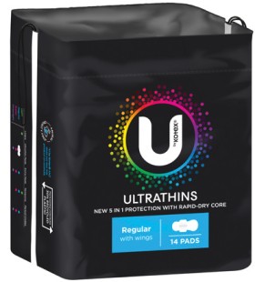 U+By+Kotex+Pads+6%E2%80%9116+Pack+Selected+Varieties