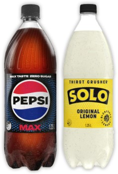 Pepsi+or+Solo+1.25+Litre+Selected+Varieties