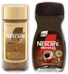 Nescaf%26eacute%3B+Blend+43+140%E2%80%91150g+or+Gold+95%E2%80%91100g+Instant+Coffee+Selected+Varieties