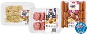 Coles+Entertaining+Chicken+Tenderloin+Skewers+300g%2C+Beef+Sliders+500g+or+Pork+Kransky+Bites+400g