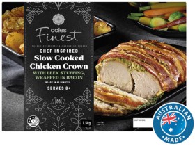 Coles+Finest+Slow+Cooked+Chicken+Crown+with+Leek+%26amp%3B+Bacon+1.5kg