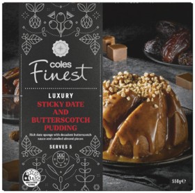 Coles+Finest+Luxury+Sticky+Date+%26amp%3B+Butterscotch+Pudding+550g