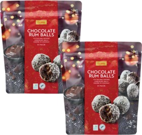 Coles+Christmas+Chocolate+Rum+Balls+8+Pack+160g