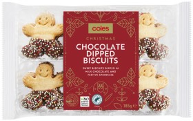 Coles+Christmas+Chocolate+Dipped+Biscuits+185g