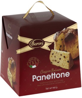 Baroni-Fruit-Panettone-900g on sale