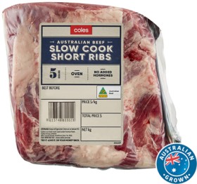 Coles+Australian+No+Added+Hormones+Beef+Slow+Cook+Short+Ribs