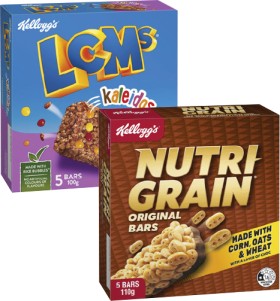 Kellogg%26%23039%3Bs+LCMs+or+Nutri+Grain+Bars+5+Pack+100g-110g