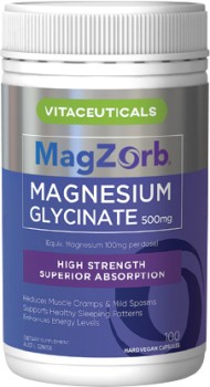 Vitaceuticals+MagZorb+Magnesium+Glycinate+Capsules+100+Pack%5E