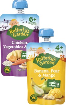 Rafferty%26%23039%3Bs+Garden+4%2B+Months%2C+6%2B+Months+or+8%2B+Months+Baby+Food+Pouch+120g