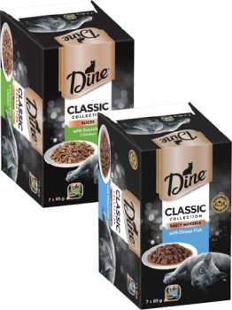 Dine-Classic-Collections-Cat-Food-7x85g on sale