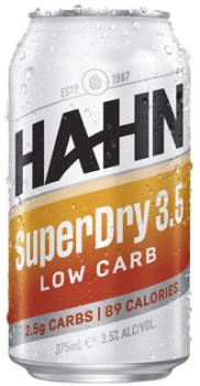 Hahn+Super+Dry+3.5%25+Block+Cans+30x375mL