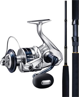 Shimano-Saragosa-Spin-Reel-Shimano-Spheros-Rod-Pack-5000-6000 on sale