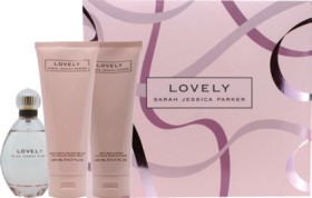 Sarah-Jessica-Parker-Lovely-Eau-De-Parfum-100mL-Shower-Gel-Body-Lotion-Gift-Set on sale