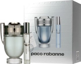 Paco+Rabanne+Invictus+Eau+De+Toilette+100mL+%26amp%3B+20mL+2+Piece+Set
