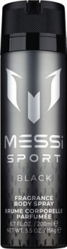 Messi-Sport-Black-Body-Spray-200mL on sale
