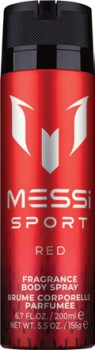 Messi-Sport-Red-Body-Spray-200mL on sale