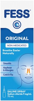 Fess+Original+Saline+Nasal+Spray+75mL