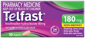 Telfast-Hayfever-Allergy-Relief-180mg-10-Tablets on sale