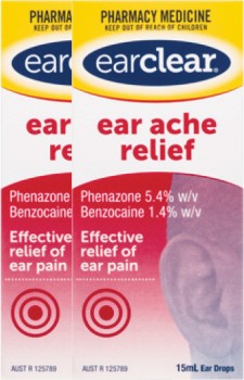EarClear+Ear+Ache+Relief+Ear+Drops+15mL