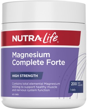 Nutra-Life+Magnesium+Complete+Forte+200+Capsules