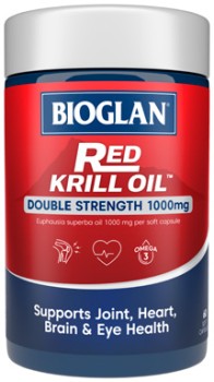Bioglan+Red+Krill+Oil+Double+Strength+1000mg+60+Capsules