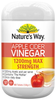 Nature%26rsquo%3Bs+Way+Apple+Cider+Vinegar+1200mg+Max+Strength+90+Tablets