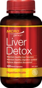 NEW+Microgenics+Liver+Detox+120+Capsules