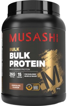 Musashi+Bulk+Protein+Chocolate+Flavour+900g