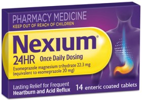 Nexium+24HR+Heartburn+and+Acid+Reflux+Relief+14+Tablets