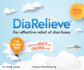 DiaRelieve+Diarrhoea+Relief+10+x+3.25g+Sachets