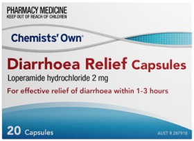 Chemists-Own-Diarrhoea-Relief-20-Capsules on sale
