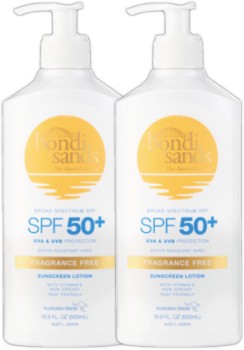 Bondi-Sands-Fragrance-Free-Sunscreen-Lotion-SPF-50-500mL on sale