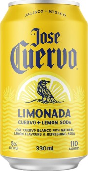 NEW+Jose+Cuervo+Limonada+Cuervo+%26amp%3B+Lemon+Soda+Cans+330mL