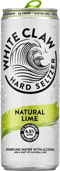 White-Claw-Hard-Seltzer-Natural-Lime-330mL on sale
