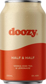 Doozy-Half-and-Half-Iced-Tea-and-Lemonade-Can-330mL on sale