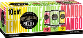 Kopparberg-Mixed-Fruitz-Hard-83-10x375mL on sale
