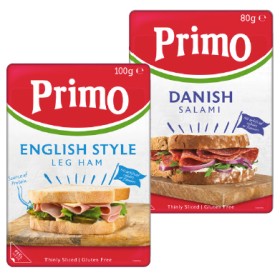 Primo+Shaved+or+Sliced+Meat+80%E2%80%91100g+Selected+Varieties