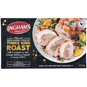 Ingham%26rsquo%3Bs+Three+Bird+Roast+with+Cranberry+Orange+Stuffing+%26amp%3B+Bacon+Lattice+1.5+kg+%26ndash%3B+From+the+Freezer