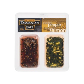 Tasmanian-Pate-Smoked-Salmon-Cracked-Pepper-Pate-130g-From-the-Deli on sale
