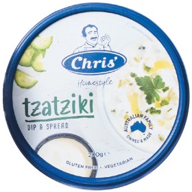 Chris-Homestyle-Dips-200g-From-the-Fridge on sale