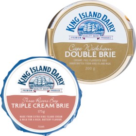 King-Island-Cheese-Varieties-175-200g-From-the-Deli on sale