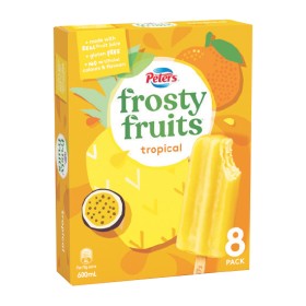 Peters-Frosty-Fruits-420-600ml-Pk-6-8 on sale