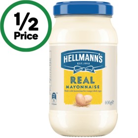 Hellmanns-Mayonnaise-400g on sale