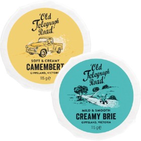 Old-Telegraph-Road-Brie-or-Camembert-115g-From-the-Deli on sale