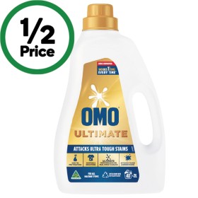 OMO-Ultimate-Laundry-Liquid-2-Litre-or-Powder-2-kg on sale
