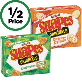 Arnotts-Shapes-Crackers-160-190g on sale