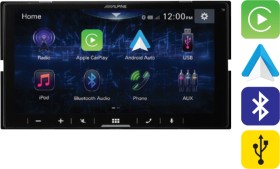 Alpine-7-Display-Audio-Receiver-WWired-Apple-Carplay-Android-Auto on sale