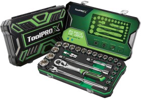 ToolPRO-X+24+Pce+1%2F2%26rdquo%3B+DR+Socket+Set